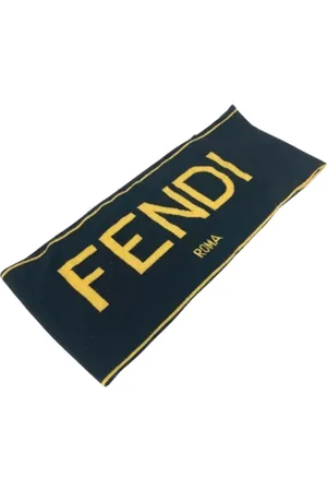 Fendi Dames, Pre-owned, Zwart, Maat: ONE Size Wol