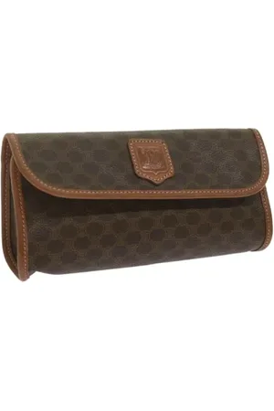 Céline Dames, Pre-owned, Bruin, Maat: ONE Size Leer
