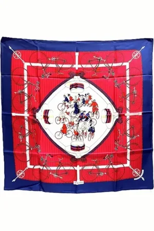 Hermès Dames, Pre-owned, Veelkleurig, Maat: ONE Size Zijde