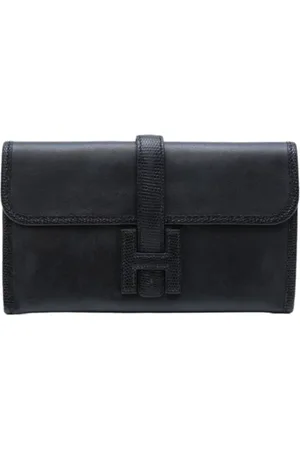 Hermès Dames, Pre-owned, Zwart, Maat: ONE Size Leer