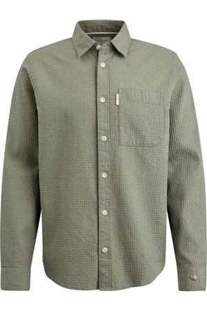 Cast Iron Heren, Overhemden, Groen, Maat: 2XL