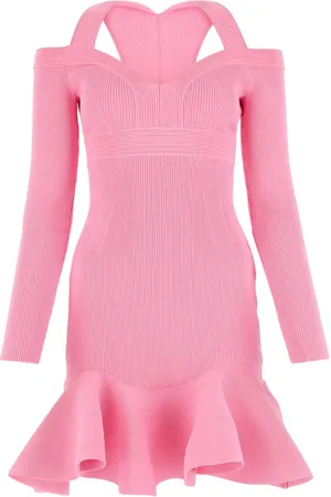 Alexander McQueen Dames, Jurken, Roze, Maat: S
