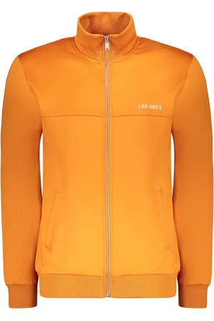 Les Deux Heren, Sweatshirts & Hoodies, Oranje, Maat: XL Poliester