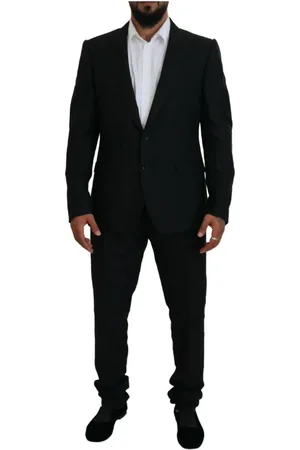 Dolce & Gabbana Heren, Pakken, Zwart, Maat: 3XL Tweed