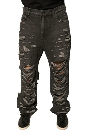Dolce & Gabbana Heren, Jeans, Grijs, Maat: S Denim