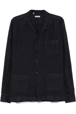 Boglioli Heren, Overhemden, Blauw, Maat: M