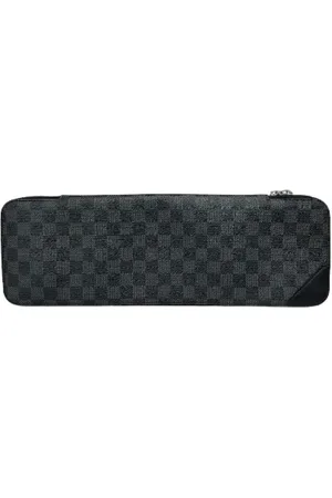 LOUIS VUITTON Dames, Pre-owned, Zwart, Maat: ONE Size Suède