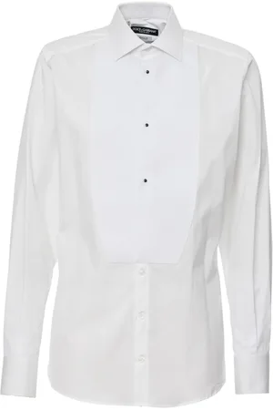 Dolce & Gabbana Heren, Overhemden, Wit, Maat: M Katoen