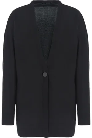 Armani Exchange Dames, Truien, Zwart, Maat: L Nylon