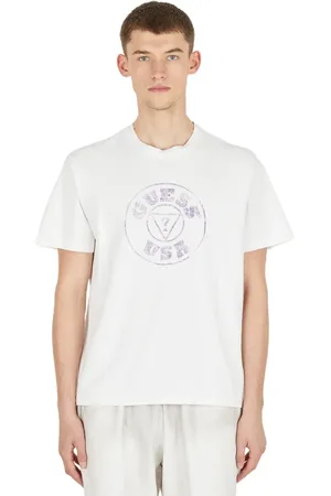 Guess Heren, Tops, Wit, Maat: L Katoen