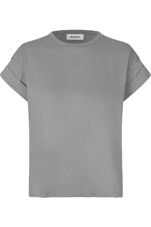 Modstrom Dames, Tops, Grijs, Maat: XL Katoen