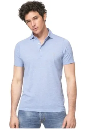 Gran Sasso Heren, Tops, Blauw, Maat: 2XL Katoen
