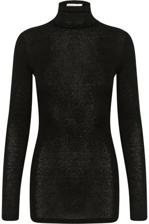 Karen by Simonsen Dames, Truien, Zwart, Maat: 2XS Wol