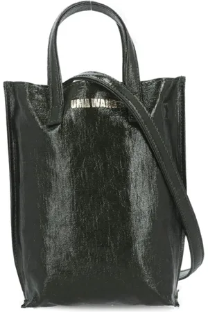 UMA WANG Dames, Tassen, Groen, Maat: ONE Size Linnen