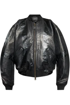 Balenciaga Heren, Jassen, Zwart, Maat: S Katoen
