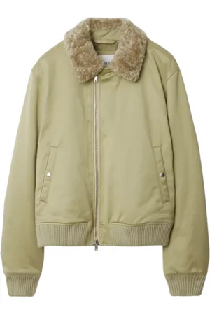 Burberry Heren, Jassen, Groen, Maat: M Katoen