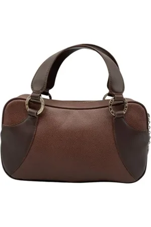 Bvlgari Dames, Pre-owned, Bruin, Maat: ONE Size Leer