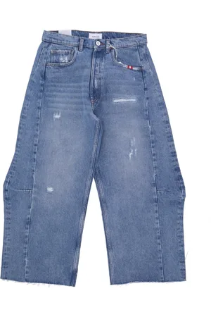 AMISH Dames, Korte broeken, Blauw, Maat: W27 Denim