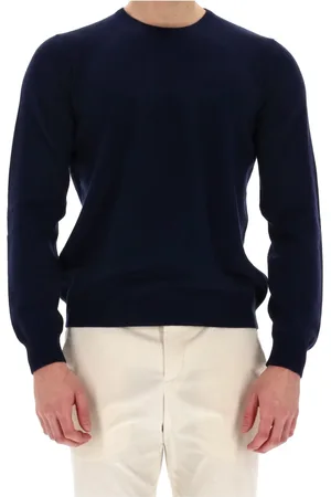 BARBA Heren, Sweatshirts & Hoodies, Blauw, Maat: 2XL Wol