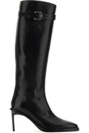 ANN DEMEULEMEESTER Dames, Schoenen, Zwart, Maat: 40 EU Leer
