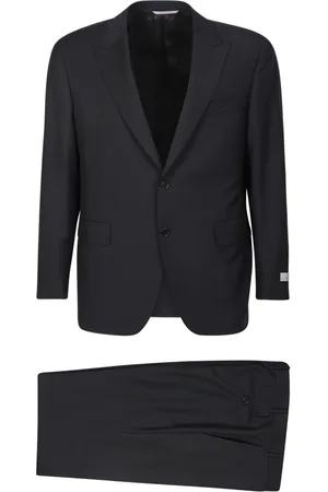 CANALI Heren, Pakken, Zwart, Maat: M Wol