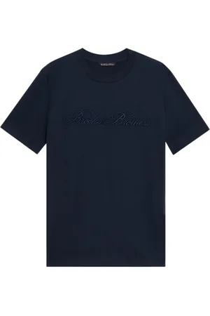 Brooks Brothers Heren, Tops, Blauw, Maat: 2XL Katoen