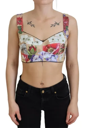 Dolce & Gabbana Dames, Tops, Veelkleurig, Maat: XS Katoen