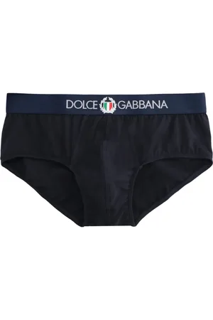 Dolce & Gabbana Heren, Ondergoed, Blauw, Maat: 2XL Katoen