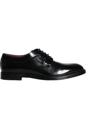 Dolce & Gabbana Heren, Schoenen, Zwart, Maat: 43 EU Leer