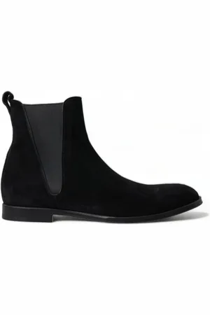 Dolce & Gabbana Heren, Schoenen, Zwart, Maat: 43 EU Suède
