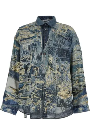 Acne Studios Heren, Overhemden, Veelkleurig, Maat: S Katoen