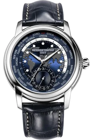 Frederique Constant Heren, Accessoires, Blauw, Maat: ONE Size