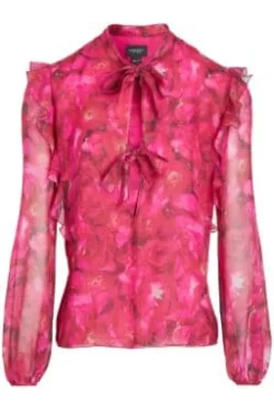 Giambattista Valli Dames, Blouses & Shirts, Roze, Maat: S Zijde