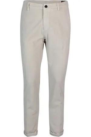 Masons Heren, Broeken, Wit, Maat: XL Velours