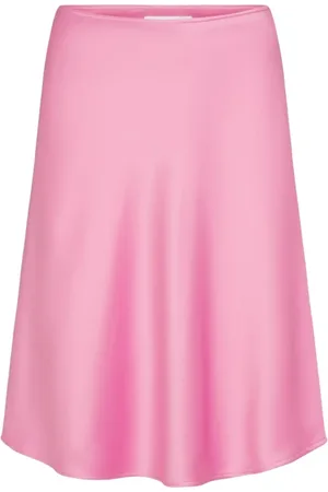 Juvia Dames, Rokken, Roze, Maat: XS Satijn