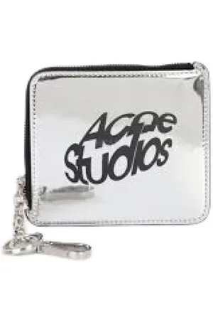 Acne Studios Heren, Accessoires, Grijs, Maat: ONE Size Poliester