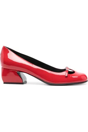 Sergio Rossi Dames, Schoenen, Rood, Maat: 38 EU Leer
