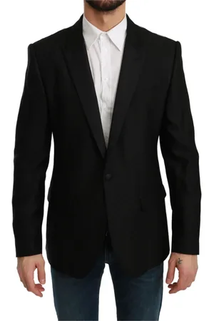 Dolce & Gabbana Heren, Jassen, Zwart, Maat: S Wol