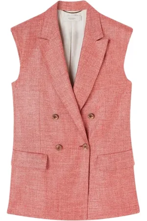 Agnona Dames, Jassen, Roze, Maat: 2XL