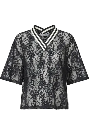 SisterS point Dames, Blouses & Shirts, Zwart, Maat: XL