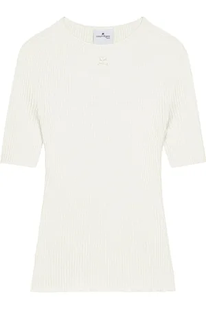 Courrèges Dames, Truien, Wit, Maat: XS