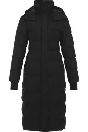 Moose Knuckles Dames, Mantels, Zwart, Maat: XL Leer