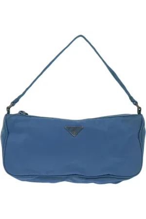 Prada Dames, Pre-owned, Blauw, Maat: ONE Size Nylon