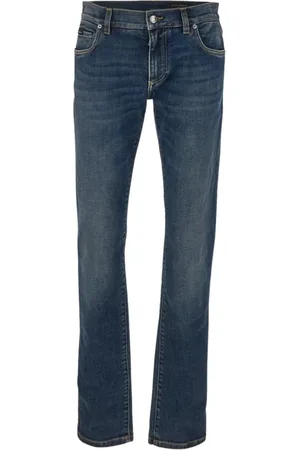 Dolce & Gabbana Heren, Jeans, Blauw, Maat: 2XL Katoen