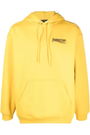 Balenciaga Dames, Sweatshirts & Hoodies, Geel, Maat: XS Katoen