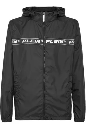 Philipp Plein Heren, Jassen, Zwart, Maat: 2XL Poliester
