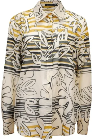 Luisa Cerano Dames, Blouses & Shirts, Veelkleurig, Maat: M