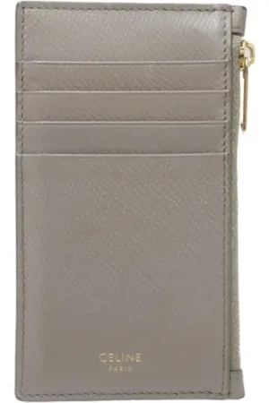 Céline Dames, Pre-owned, Grijs, Maat: ONE Size Leer