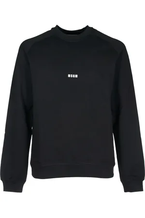 Msgm Heren, Sweatshirts & Hoodies, Zwart, Maat: XL Katoen