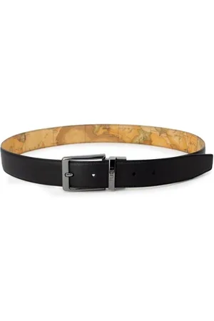 ALVIERO MARTINI 1A CLASSE Heren, Accessoires, Zwart, Maat: 120 CM Leer